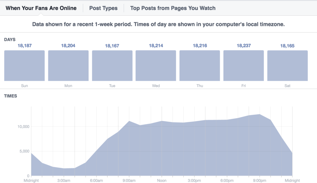 Facebook Insights Målgruppe