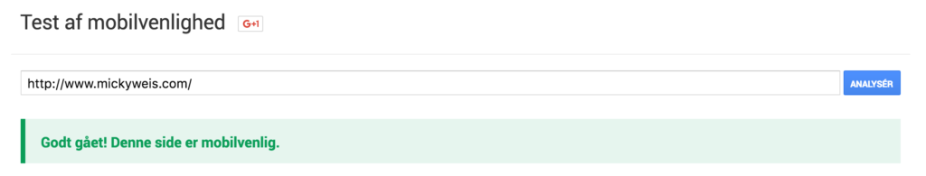 SEO Mobilvenlighed Google