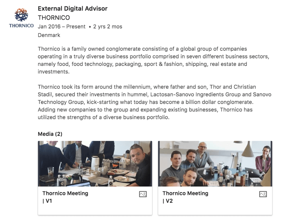 Thornico LinkedIn