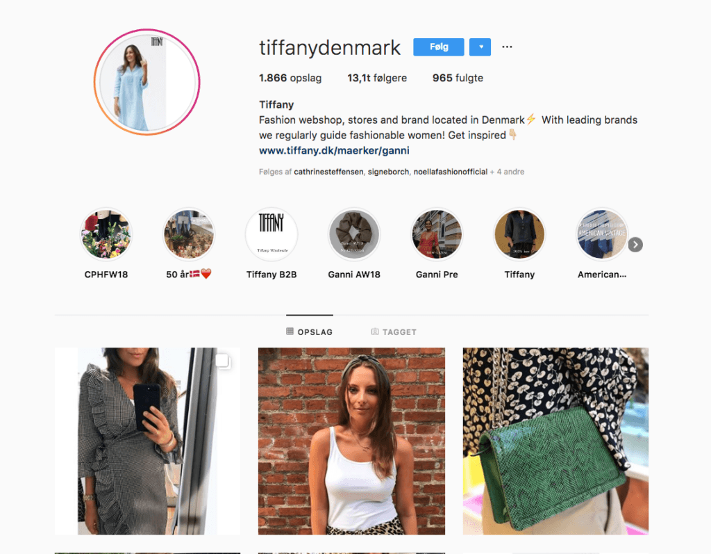 Tiffany Denmark Instagram