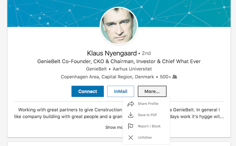 Klaus Nyengaard LinkedIn